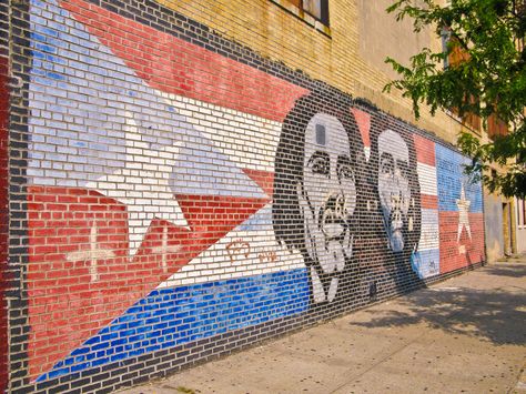 East ( Spanish ) Harlem. Spanish Harlem Aesthetic, Pr Flag, Manhattan Neighborhoods, Spanish Harlem, Street Art Love, East Harlem, Places In New York, Empire State Of Mind, Musical Theater