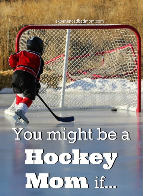 "You might be a hockey mom if...." How would you finish this sentence? Check out this list for all the hilarious details! Hockey Mom Quotes Funny, Hockey Quotes For Kids, Hockey Humor Funny, Hockey Mom Quotes, Mom Day Quotes, Hockey Quotes Funny, Hockey Mom Quote, Mom Quotes Funny, Quotes Funny Life