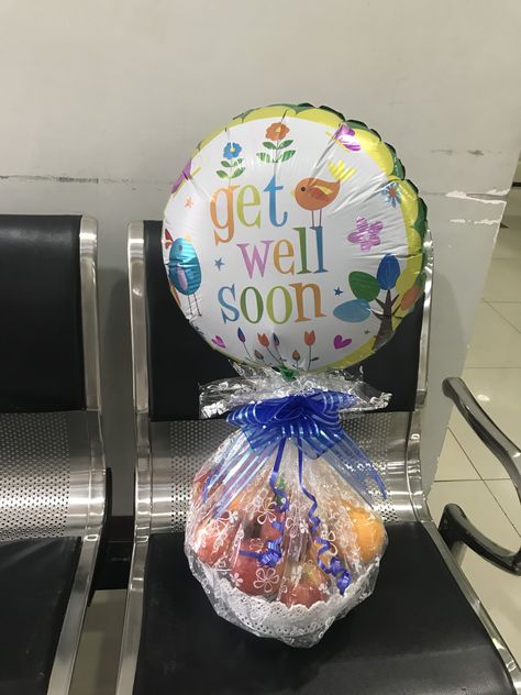 Get Well Soon Fruit Basket Ideas, Get Well Soon Bouquet Flowers, Get Well Soon Flowers Snapchat, Get Well Soon Balloons, Get Well Soon Bouquet, Hospital Quotes, Get Well Soon Basket, Get Well Baskets, Get Well Soon Flowers