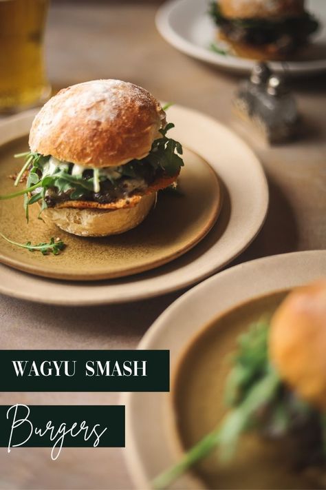 These wagyu burgers are the ultimate in smash burgers. Flavorful, savory, and you can grill or smash them! Wagyu Smash Burger, Wagyu Burger Recipe, Truffle Aioli, Wagyu Burger, Smash Burgers, Kobe Beef, Wagyu Beef, Beef Burger, Smash Burger