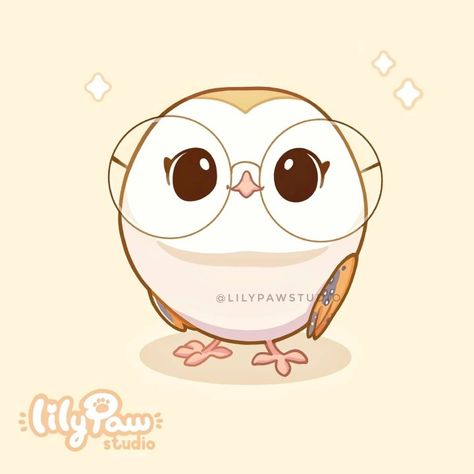 Chibi Owl, Cute Owl Drawing, Owl Doodle, Drawing Kawaii, Owl Drawing, Baby Animal Drawings, Cute Kawaii Animals, Owls Drawing, Owl Cartoon