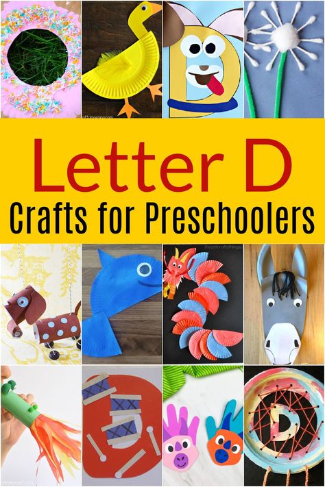 Welcome to the colorful world of Letter D Crafts for Preschoolers, where creativity and learning come together in delightful harmony! D Craft For Preschool, Letter D Ideas For Preschool, D Letter Crafts For Preschool, Letter D Craft For Preschool, Letter Dd Crafts For Preschool, Preschool Welcome Crafts, D Art For Preschool, Letter D Projects For Preschool, D Is For Craft Preschool