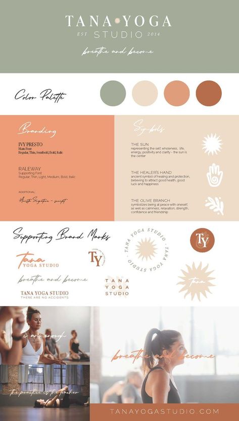 Yoga Colors Palette, Yoga Moodboard Aesthetic, Yoga Palette Color, Holistic Wellness Color Palette, Yoga Studio Mood Board, Wellness Center Color Palette, Yoga Studio Colors, Yoga Brand Color Palette, Yoga Studio Color Palette