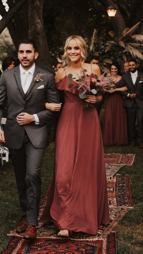 Cinnamon Rose Dress, Rosewood Wedding, September Wedding Colors, Best Dates, Bridal Parties Colors, Cinnamon Rose, Rust Bridesmaid Dress, Jenny Yoo Collection, Wedding Dates