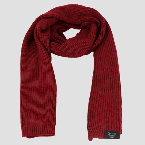 Red scarf winter