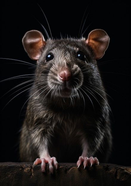 Rat Reference Photo, Rat Aesthetics Dark, Rat Photoshoot, Rat Image, Rat Face, Small Rat, Ghost Character, Black Rat, Tattoo Flash Sheet