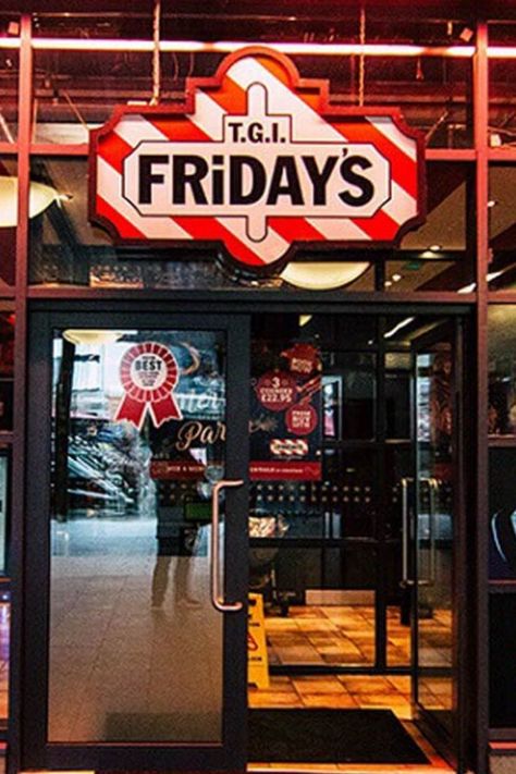 Tgi Fridays Aesthetic, Tgif Restaurant, Fridays Restaurant, Long Island Tea, Butter Broccoli, Whiskey Glaze, Celebration Desserts, Pasta Seafood, Tgi Fridays