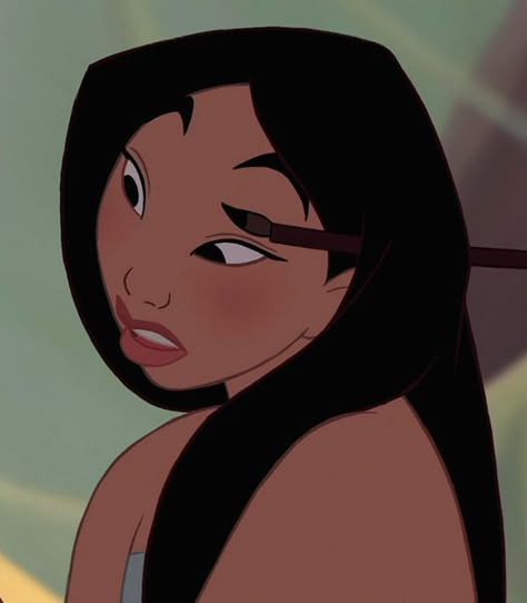 Samurai Panda, Animated Princess, 2d Disney, Mulan 3, Hair Slick, Disney Princess Aesthetic, Her Movie, Mulan Disney, Disney Icons