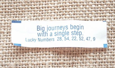 Big journeys begin with a single step. Best Inspirational Chinese Japanese Fortune Cookie Quotes and Sayings On Life For Facebook And Tumblr Fortune Cookies Quotes, Chinese Cookie, Cookie Sayings, Chinese Fortune Cookie, Seed Quotes, Chinese Cookies, Fortune Cookie Quotes, Cookie Quotes, Body Shop Tea Tree