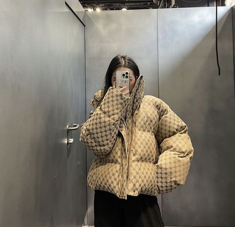 Gucci Puffer Jacket, Balenciaga Puffer Jacket, Gucci X Balenciaga, Balenciaga Jacket, Nike Shoes Girls, Beautiful Wedding Dresses, Puffer Coat, Puffer Jacket, Passion For Fashion