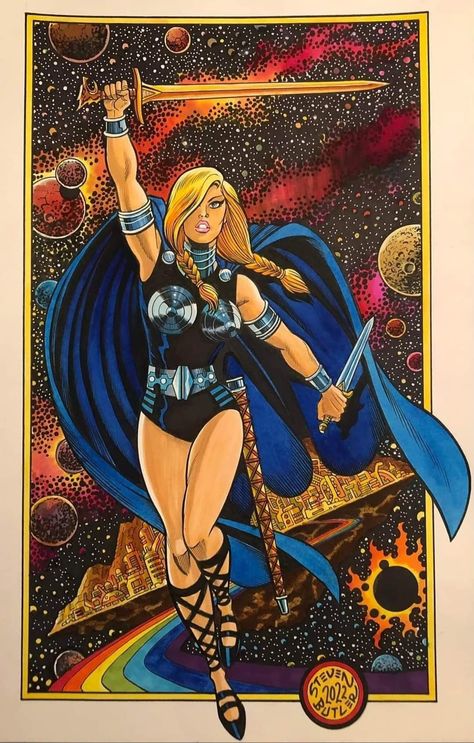 Valkyrie Marvel Comics, Valkyrie Marvel, Asgard Marvel, Valkyrie Tattoo, Marvel Comics Art, Beautiful Dark Art, Marvel 3, Book Images, Comic Book Artists