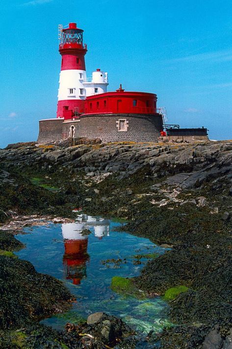 Longstone Lighthouse, Farne Islands, Northumberland, UK ~.~ Farne Islands, Lighthouse, Around The Worlds, Architecture