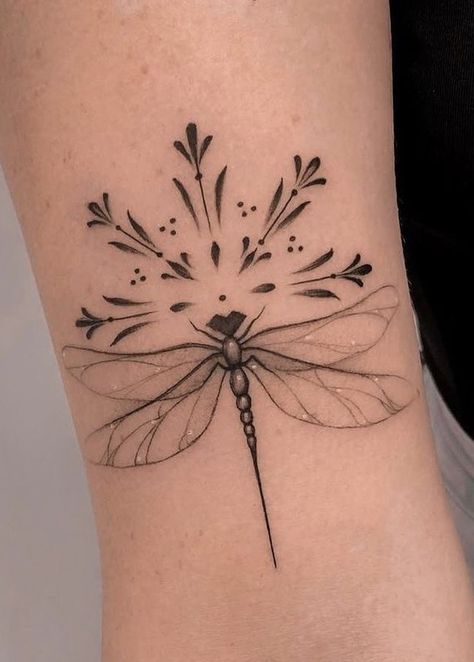 Small Dragonfly Tattoo, Flying Tattoo, Dragonfly Tattoo Design, Tasteful Tattoos, Mother Tattoos, Dragonfly Tattoo, Feather Tattoos, Tattoos For Daughters, Elegant Tattoos