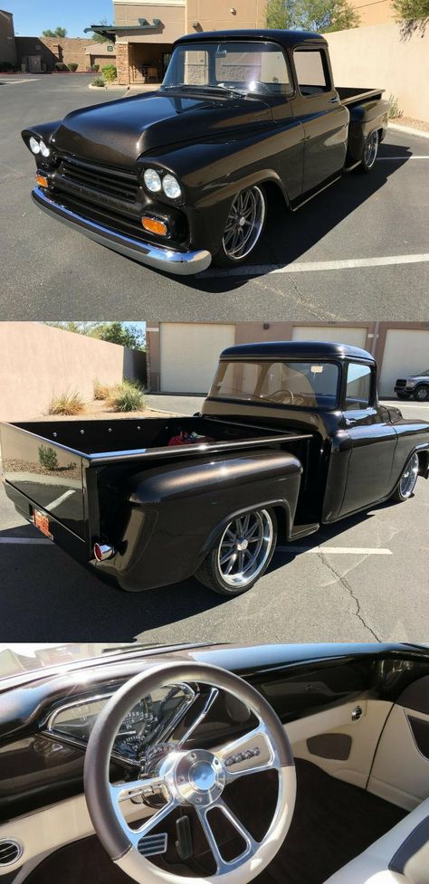 Vintage Trucks For Sale, Custom Trucks For Sale, Custom Cars For Sale, Pickup Trucks For Sale, Chevy Apache, Chevrolet Apache, Chevy Chevrolet, Pickups For Sale, 1955 Chevy