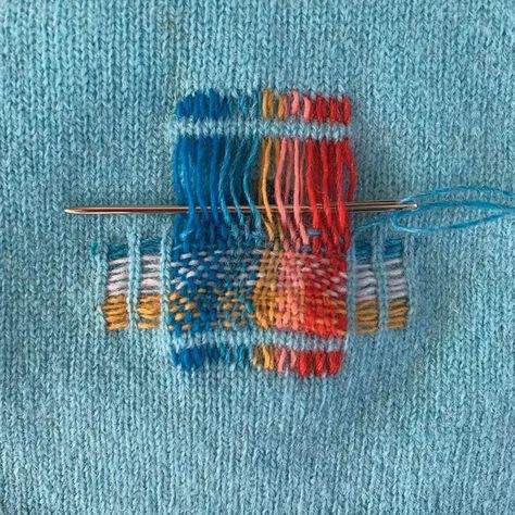 Visible Mending Stitches, Yarn Tutorials, Mending Clothes, Mollie Makes, Make Do And Mend, Sashiko Embroidery, Visible Mending, 자수 디자인, Better Days