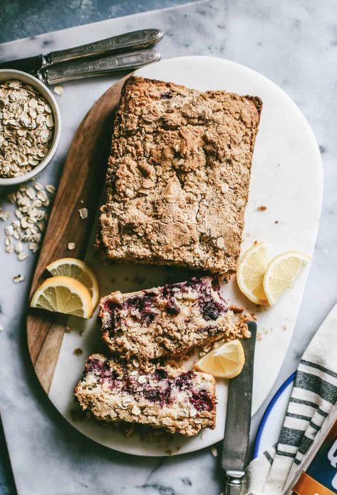 Lemon Blueberry Coffee Crumble Cake - College Housewife Lemon Blueberry Coffee Cake, Coffee Crumble, Coffee Cake Loaf, Classic Coffee Cake, Blueberry Coffee, Blueberry Coffee Cake, Brunch Spread, Oat Crumble, Crumble Cake