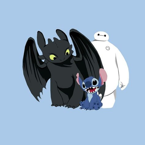 LOVE LOVE LOVE LOVE LOVE LOVE LOVE LOVE LOVE Toothless Stitch, Toothless And Stitch, Punk Disney Princesses, Mulan Disney, Stitch Drawing, Train Your Dragon, Comfort Characters, Baymax, Worlds Best