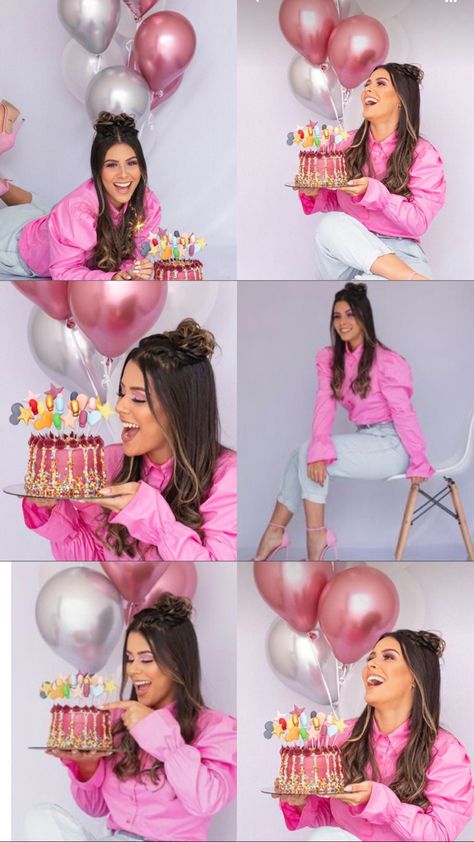 Birthday 29 Years Pictures, Poses With Bday Cake, Birthday Poses For Photoshoot, Poses For Birthday Photoshoot With Cake, Birthday Party Poses Picture Ideas, Pajama Photoshoot Photo Ideas Birthday, Disco Balls Photoshoot, Birthday Photo Pose Ideas, Birthday Cake Pictures Image Photo Shoot