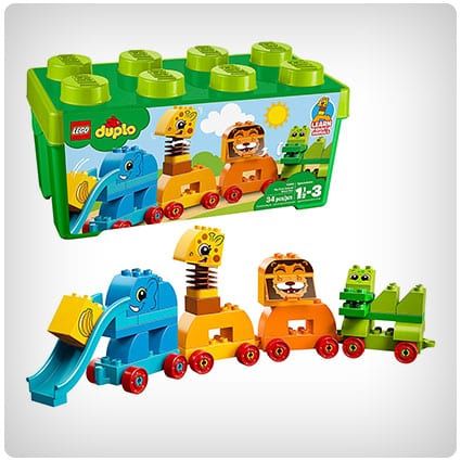 44 Cool Toys for Fiercly Independent 2 Year Old Boys and Girls - Dodo Burd Lego Duplo Animals, Lego Duplo Town, Lego Duplo Sets, Lego 4, Hama Beads Minecraft, Educational Toys For Toddlers, Box Building, Buy Lego, Lego Instructions