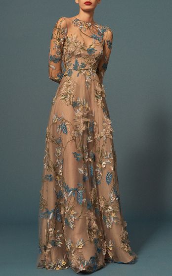 Naeem Khan Trunkshow | Moda Operandi Gaun Tulle, Sukienki Maksi, Robes Glamour, 파티 드레스, Fall Fashion 2016, Naeem Khan, فستان سهرة, Gorgeous Gowns, 2016 Fashion