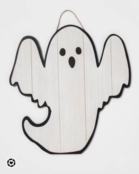 Ghost Door Hanger, Ghost Door, Happy Halloween Signs, Stenciling, Halloween Signs, Door Hanger, Door Hangers, Hangers, Happy Halloween