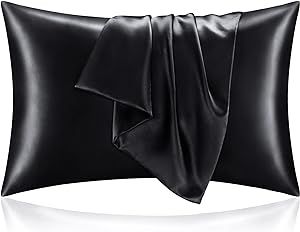 Fun Pillow Cases, Silk Pillow Cases, Grey Pillow Cases, Black Pillow Cases, Cover Wrinkles, Bed Pillow Covers, Silk Pillowcase Hair, Satin Pillow, Black Pillows