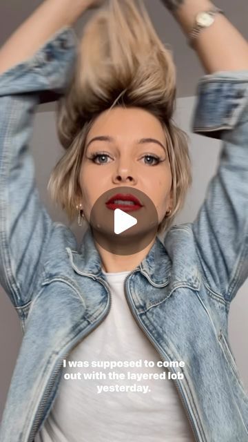 Briana Cisneros Hair, Layered Lob, Statement Hair, Food Poisoning, A Pony, Instagram Food, Short Hair Cuts For Women, Hair Cut, About Hair