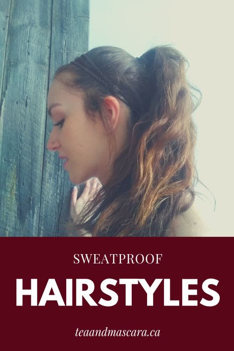 Sweatproof Hairstyles - Tea and Mascara Sweatproof Hairstyles, Bubble Braid Pigtails Short Hair, Bubble Pigtails Short Hair, Dutch Pigtail Braids, Types Of Buns, Motivation To Workout, French Braid Pigtails, High Pigtails, Hair To One Side