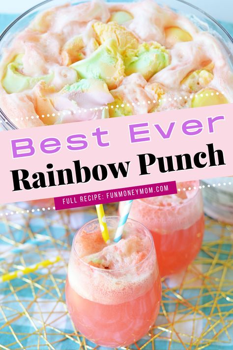 Alcohol Sherbert Punch, Sherbert Alcoholic Drink, Sherbet Sprite Punch, Simple Party Punch Non Alcoholic, Easter Sherbert Punch, 7up Sherbert Punch, 3 Ingredient Punch Recipes, Retirement Punch Recipes, Punch With Hawaiian Punch And Sprite