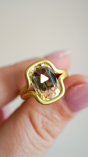 SOFIA KAMAN FINE JEWELS on Instagram: "You ask & we deliver 👐  Our newest engagement ring, now available to stack in a matching fashion ✔️ We took to the drawing board and reshaped our best-selling Beau bands to better match the bands of gold that make up Onda. What do you think?   #engagementring #uniquejewelry #engagementringideas #weddingrings #alternativebride #eclecticdesign #naturaldiamonds #ringoftheday #engagement #nontraditionalbride #labgrowndiamonds #ringstack #cushiondiamond #solidgold #goldjewelry #oneofakind" Sofia Kaman Engagement Ring, Sofia Kaman Rings, Nontraditional Bride, Sofia Kaman, Unusual Engagement Rings, Alternative Bride, Cushion Diamond, Eclectic Design, Drawing Board