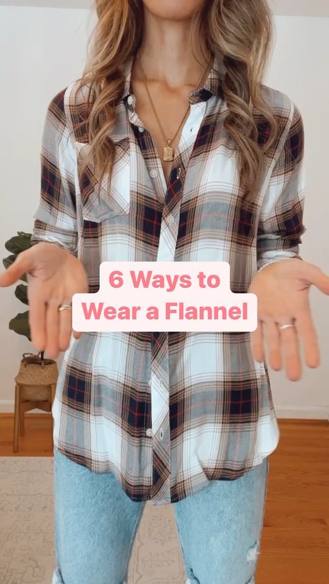 Shop MakeMeChic Women's Plaid Print … and other curated products on LTK, the easiest way to shop everything from your favorite creators. How To Style Flannel, Ways To Wear A Flannel, How To Style A Flannel, Styling A Flannel, Outfits Flannel, Western Winter Fashion, Flannel Shirt Outfit, Western Winter, Flannel Outfits