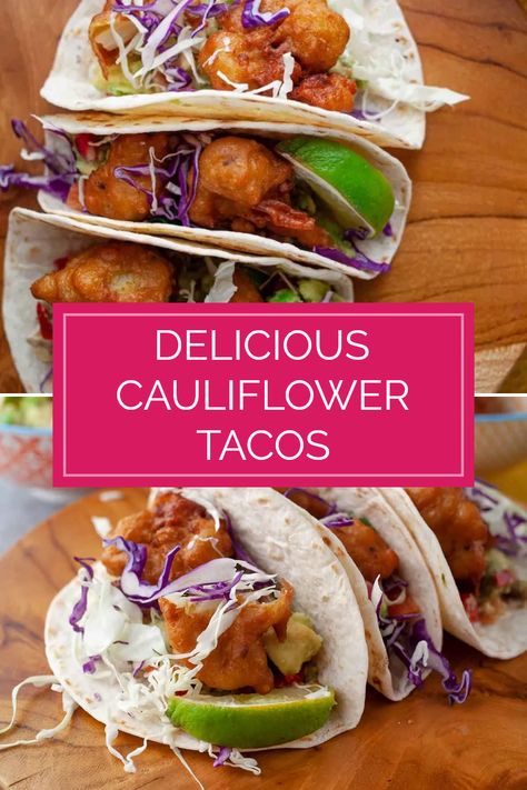 Have you tried Cauliflower Tacos yet? These tasty vegan delights make a wonderful substitute for traditional taco fillings. Packed with savory roasted cauliflower, they are perfect not only for Taco Tuesday but also for quick and healthy weeknight dinners. Whether you're vegan or just love healthy recipes, these easy cauliflower tacos are surely going to be a hit at every dinner table. Add a splash of your favorite salsa and fresh avocado for an incredible taste. Perfect for meal prepping or a cozy family meal! Cauliflower Recipes Tacos, Cauliflower Taco, Roasted Cauliflower Tacos, Cauliflower Burger, Creamy Chipotle Sauce, Lentil Tacos, Cauliflower Tacos, Taco Fillings, Vegetarian Tacos