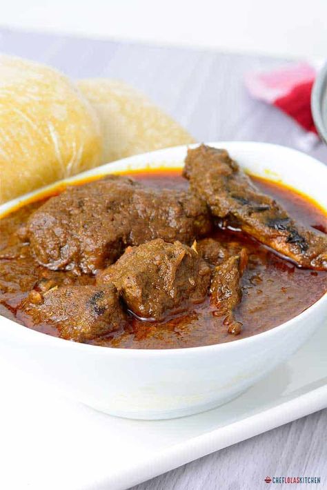 Banga Soup | Niger-Delta style palm nut soup Cameroonian Dishes, Banga Soup, African Soup, Boiled Plantains, Peanut Butter Soup, Nigerian Foods, African Stew, Turkey Stew, Ghanaian Food