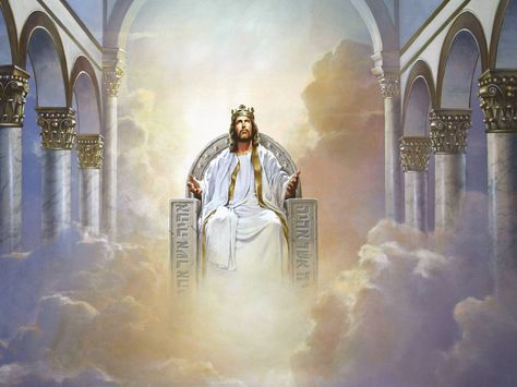 Bible Story of the Day: Holy King Heaven Pictures, Shatta Wale, King Jesus, Jesus Art, God Prayer, King Of Kings, Jesus Is Lord, In The Clouds, Jesus Pictures