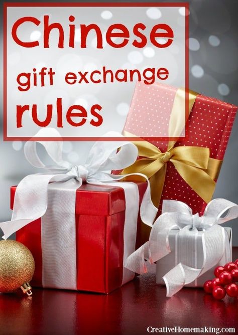 Fun, easy Chinese gift exchange rules and ideas for your next office or church Christmas party. #christmas #christmasgifts #holidaygifts #christmasparty #christmaspartyideas Chinese Gift Exchange Ideas, Gift Exchange Rules, Chinese Gift Exchange, Christmas Gift Exchange Party, Gift Exchange Ideas, Chinese Christmas, Church Christmas Party, Gift Exchange Party, Keto Gift