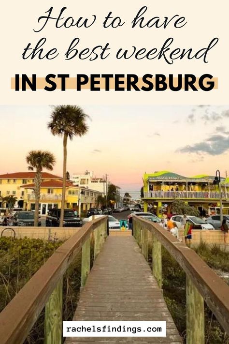 beach boardwalk looking towards the small beach town during sunset with palm trees to the left side St Petersburg Florida Things To Do In, Things To Do In St Petersburg Florida, Things To Do Inside, Treasure Island Florida, Travel Florida, St Pete Beach, Birthday Trip, St Petersburg Fl, Florida Girl