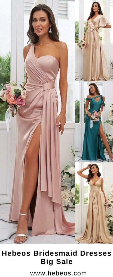 Maid Of Honor Dress Crystal, Hot Bridesmaid Dresses, Over The Top Bridesmaid Dresses, Bride Maids Dresses 2022, Brids Mades Dresses Bridesmaid, Maid Of Honor Dress Styles, Sister Of The Groom Dress Wedding, Braid Maids Dresses, Bridesmaid Dresses Design Style