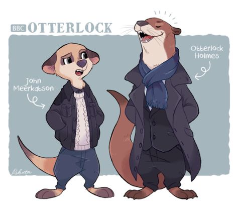 Anthro Hedgehog, Zootopia Art Character Design, Zootopia Otter, Meerkat Character Design, Zootopia Character Design, Otter Character, Hedgehog Character Design, Hedgehog Character, Meerkat Illustration