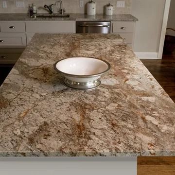 Typhoon Bordeaux Granite - Photos & Ideas | Houzz Typhoon Bordeaux Granite Countertops, Sienna Bordeaux Granite, Typhoon Bordeaux Granite, Modern Countertops, Soapstone Kitchen, Aqua Kitchen, Granite Kitchen Counters, Countertop Options, Kitchen Countertop Materials