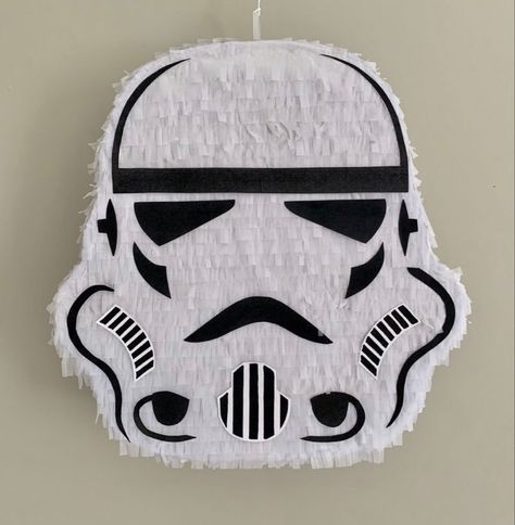 Storm Trooper Party, Star Wars Piñata, Intergalactic Party, Star Wars Pinata, Star Wars Party Games, Halloween Pinata, Star Wars Cake, Star Wars Birthday Party, Birthday Star