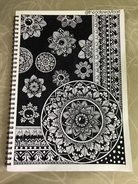 Dudal Art Drawing, Mandala Art For Competition, Full Mandala Art, Mandala Scenery, Mandala Art Design Creative Beautiful, Big Mandala Art, New Mandala Art, Unique Mandala Drawing, Aesthetic Mandala Art