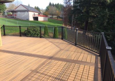 Trex Deck Railing, Trex Deck Colors, Deck Addition, Post Caps, Deck Colors, Patio Deck Designs, Under Decks, Deck Designs Backyard, Trex Deck