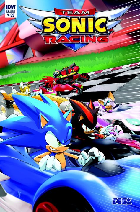 Team Sonic Racing, Sonic Racing, Big The Cat, Team Sonic, Comic Shop, Sonic And Shadow, San Diego Comic Con, Sonic Art, Shadow The Hedgehog