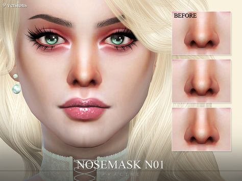 Realistic face contour for your sims.  Found in TSR Category 'Sims 4 Female Skin Details' Cc Skin, Skin Details, Sims 4 Cc Makeup, Face Kit, Sims 4 Cc Skin, Queen Makeup, Sims 4 Characters, Face Contouring, Glowing Complexion