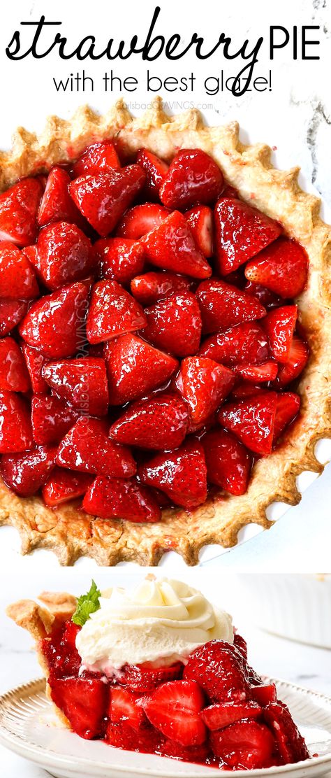 The Best Strawberry Pie, Pie Recipes Strawberry, Marie Calendars Strawberry Pie Recipe, Glazed Strawberry Pie, Marie Calendars Strawberry Pie, Glaze For Strawberry Pie, Pioneer Woman Strawberry Pie, Fruit Pie Recipes Easy Summer Desserts, Strawberry Sheet Pie