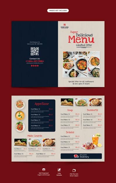 Menu Engineering, Menu Design Layout, Menu Brochure, Menu Cover Design, Restaurant Brochures, Restaurant Menu Covers, Brochure Food, Cafe Menu Design, Menu Card Design