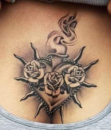 Beautiful Chest Tattoo For Women, Heart Chest Tattoo, Women Chest Tattoo Classy, Loving Tattoos, Cover Up Tattoo Ideas, Car Pinstriping, Up Tattoo Ideas, Classic Lettering, Arm Tattoos Drawing