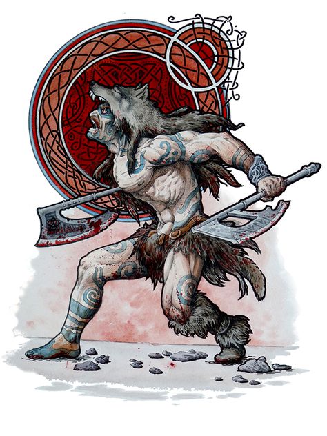 Viking Berserker, Arte Viking, Art Viking, Viking Character, Wolf Warriors, Norse Myth, Norse Tattoo, Norse Pagan, Viking Art