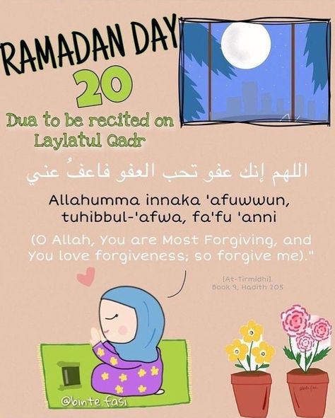 Ramadan day 20 Ramadan Day 20 Quotes, Ramadan Day 20, Ramadhan Planner, Healthy Ramadan Recipes, Ramadan Campaign, Ramadan 1, Ramadan Series, Ramadan Reminders, Ramadan Bujo