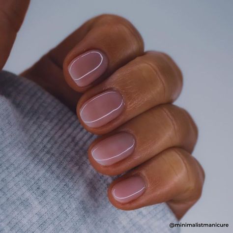 OPI GelColor - Baby, Take a Vow 0.5 oz - #GCSH1 -  #Baby #GCSH1 #GelColor #OPI #Vow Glossy Neutral Nails, One Different Color Nail, Natural Nail Gels, Dip Nail Light Pink, Gel Polish Inspiration, Full Set Natural Nails, Neutral Nails Manicure, Nails For Bridal Party, Clean Nail Colors Classy